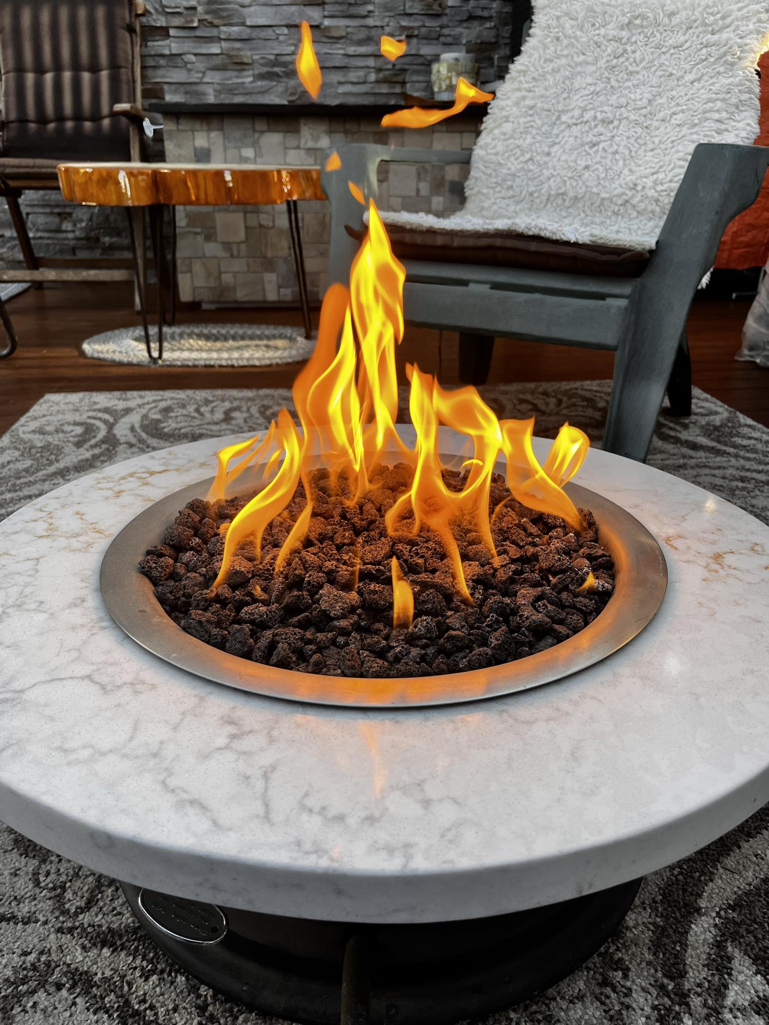 custom outdoor firepit