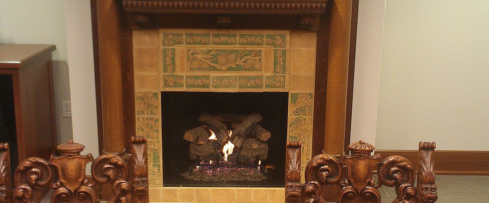 traditional custom fireplace