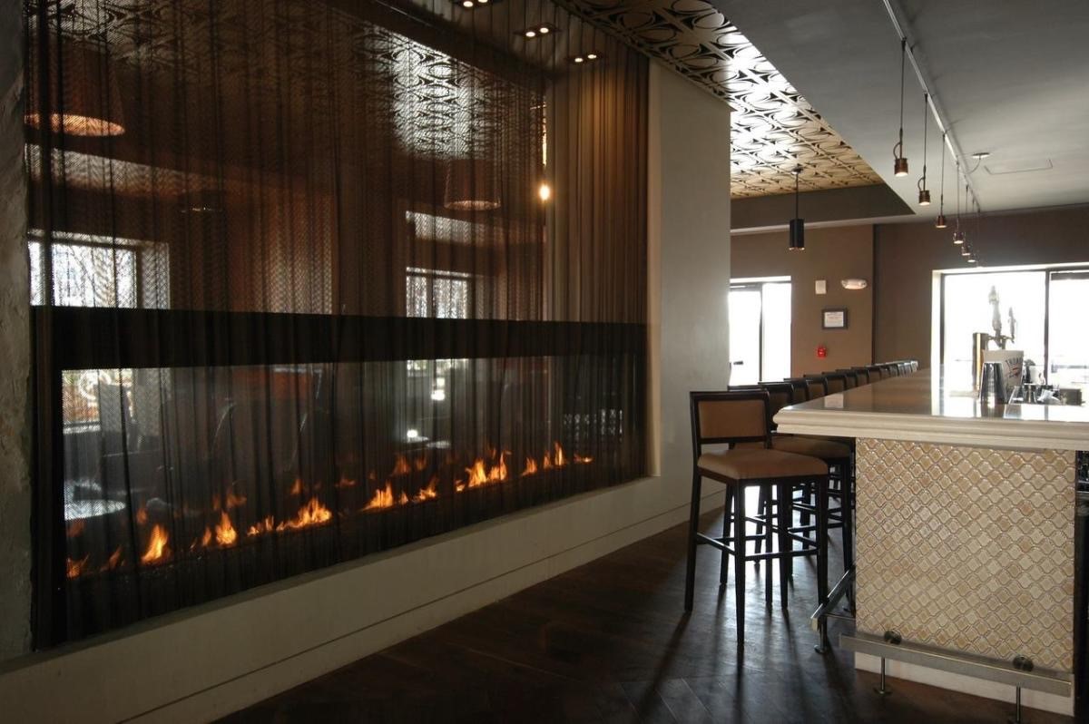 Custom Double Sided Fireplace