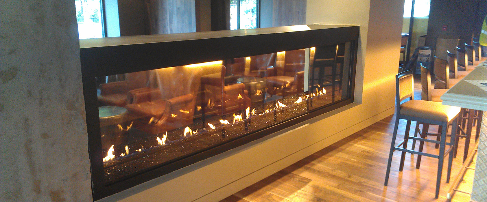 custom contemporary fireplace