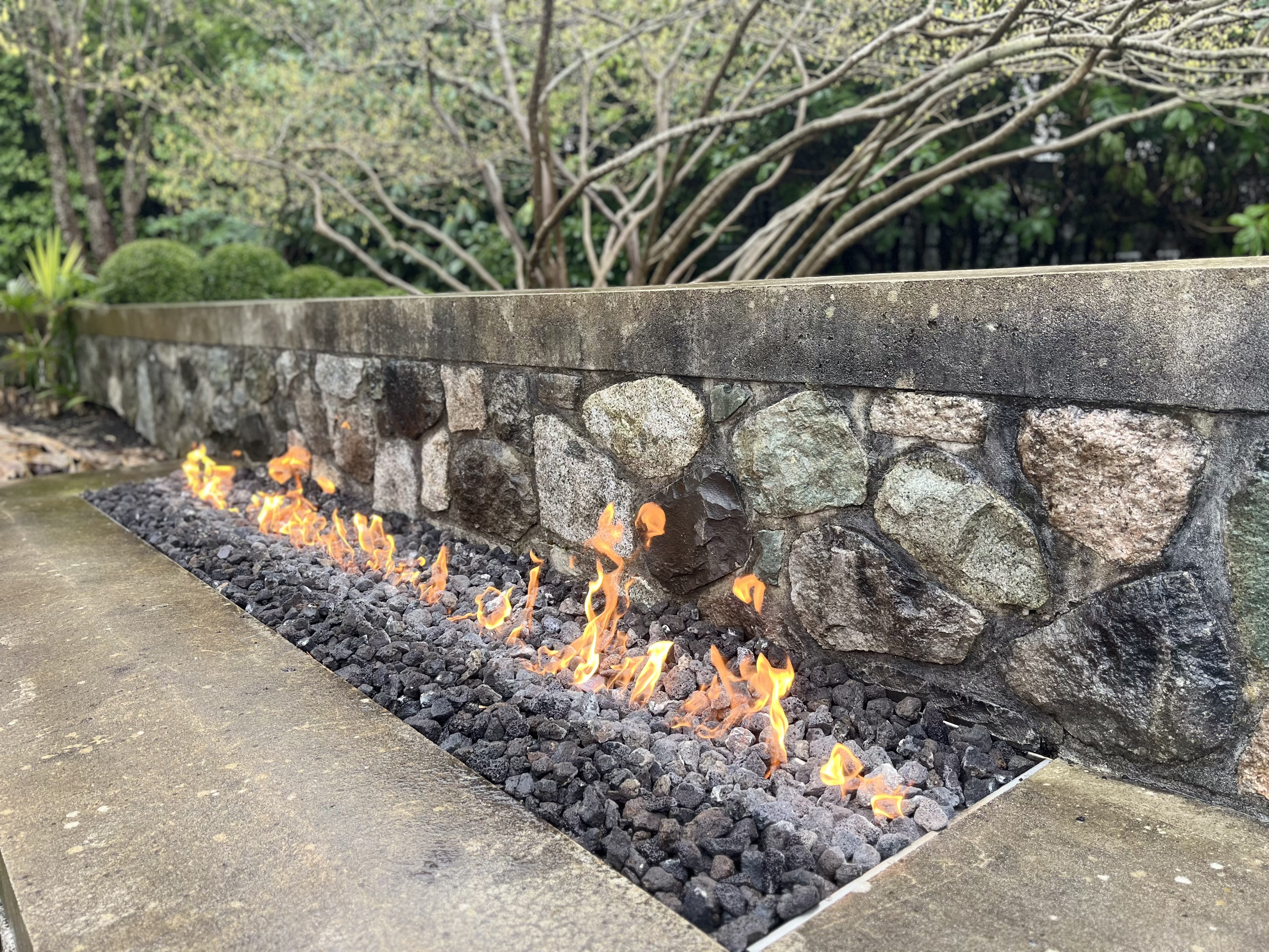 custom outdoor fire pit