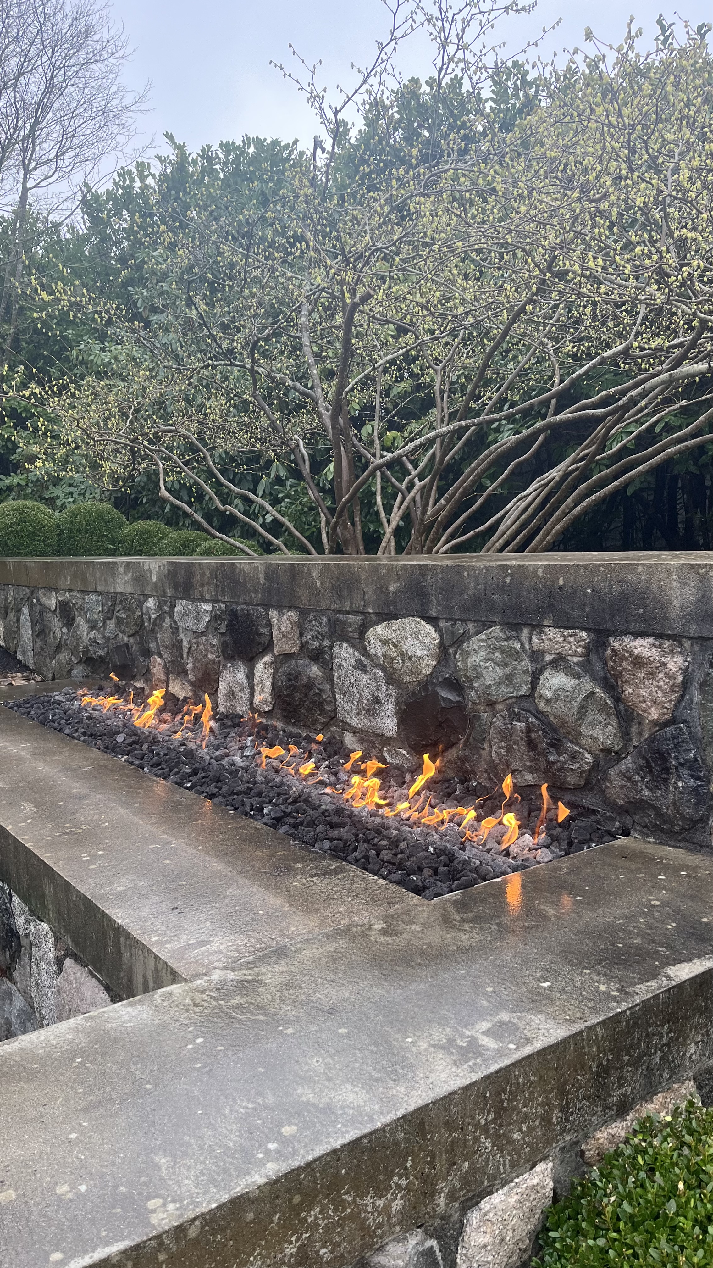 luxury outdoor fire pit