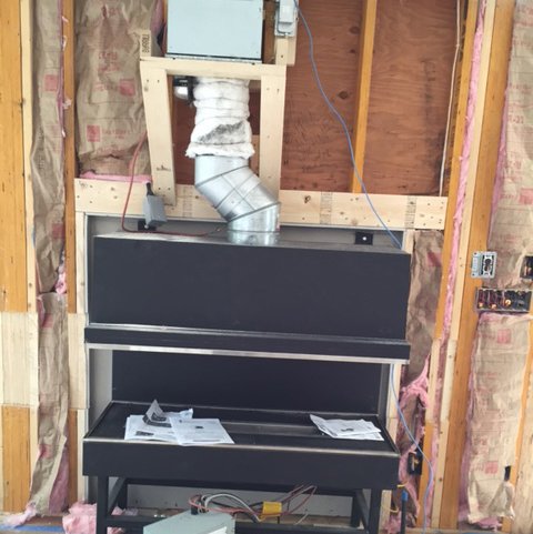 gas fireplace installation