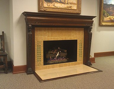custom gas fireplace designs