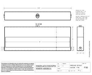 fireplace specification