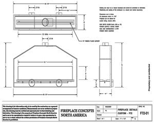 custom fireplace specification